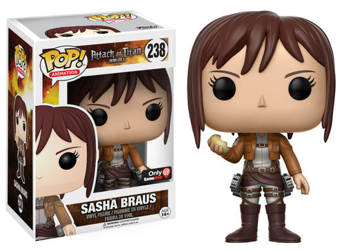 Funko Pop! Animation: Attack on Titan: Sasha Braus #238 - Game Stop Exclusive