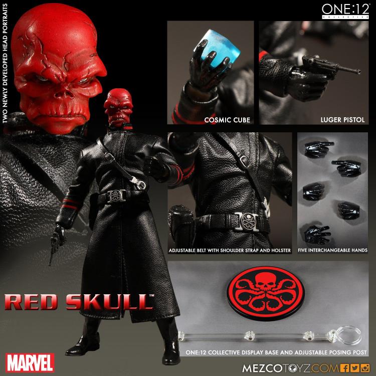 Red Skull Mezco one:12