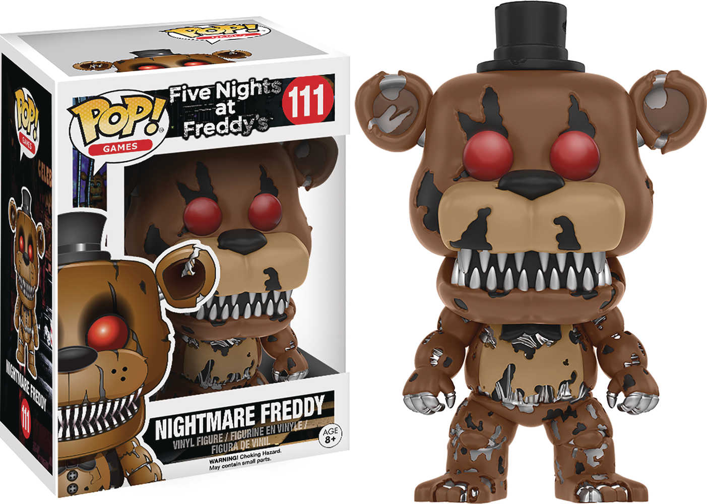Pop Five Nights At Freddys Nightmare Freddy Vinyl Figure