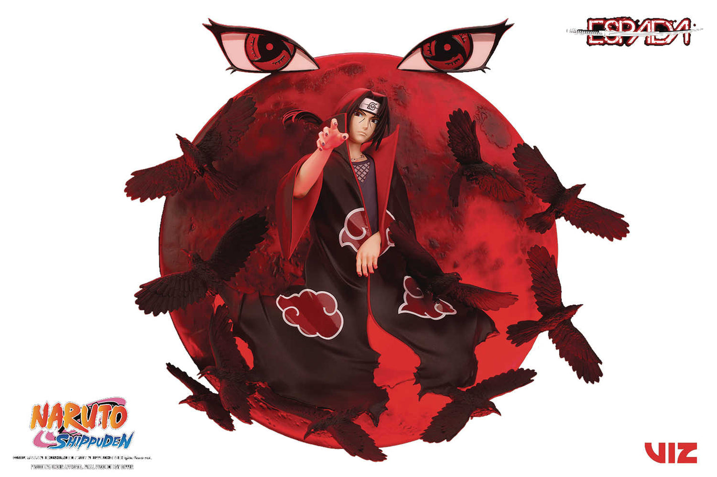 Itachi Uchiha 1/8th Scale Wall Statue