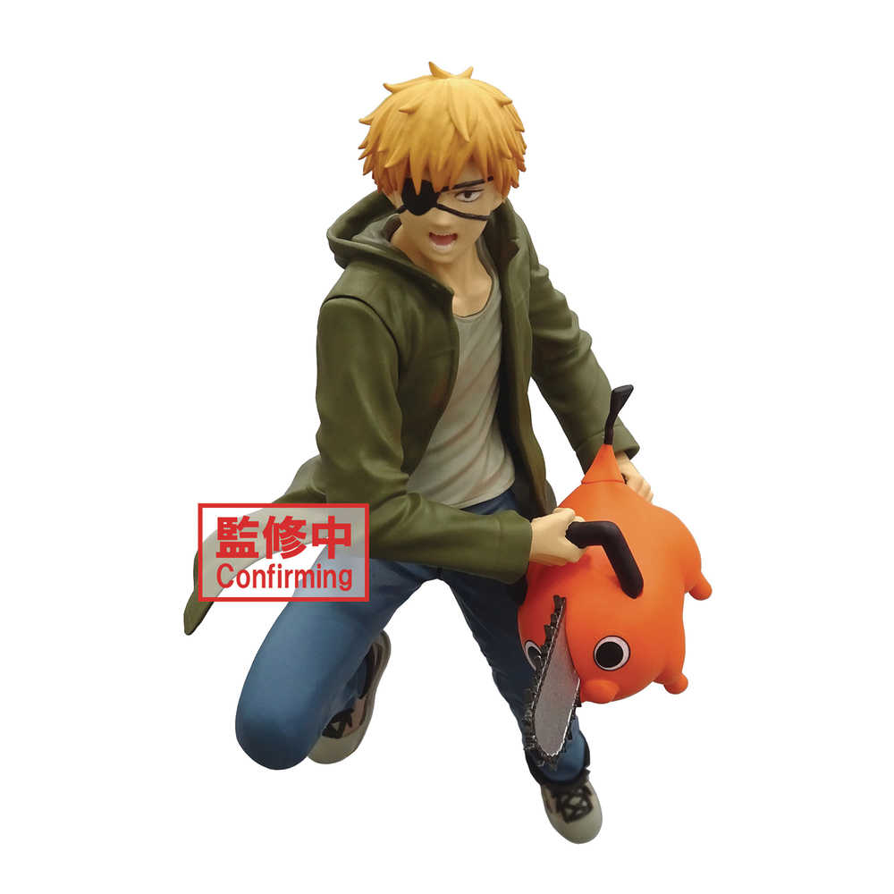 Chainsaw Man Vibration Stars Denji & Pochita Figure
