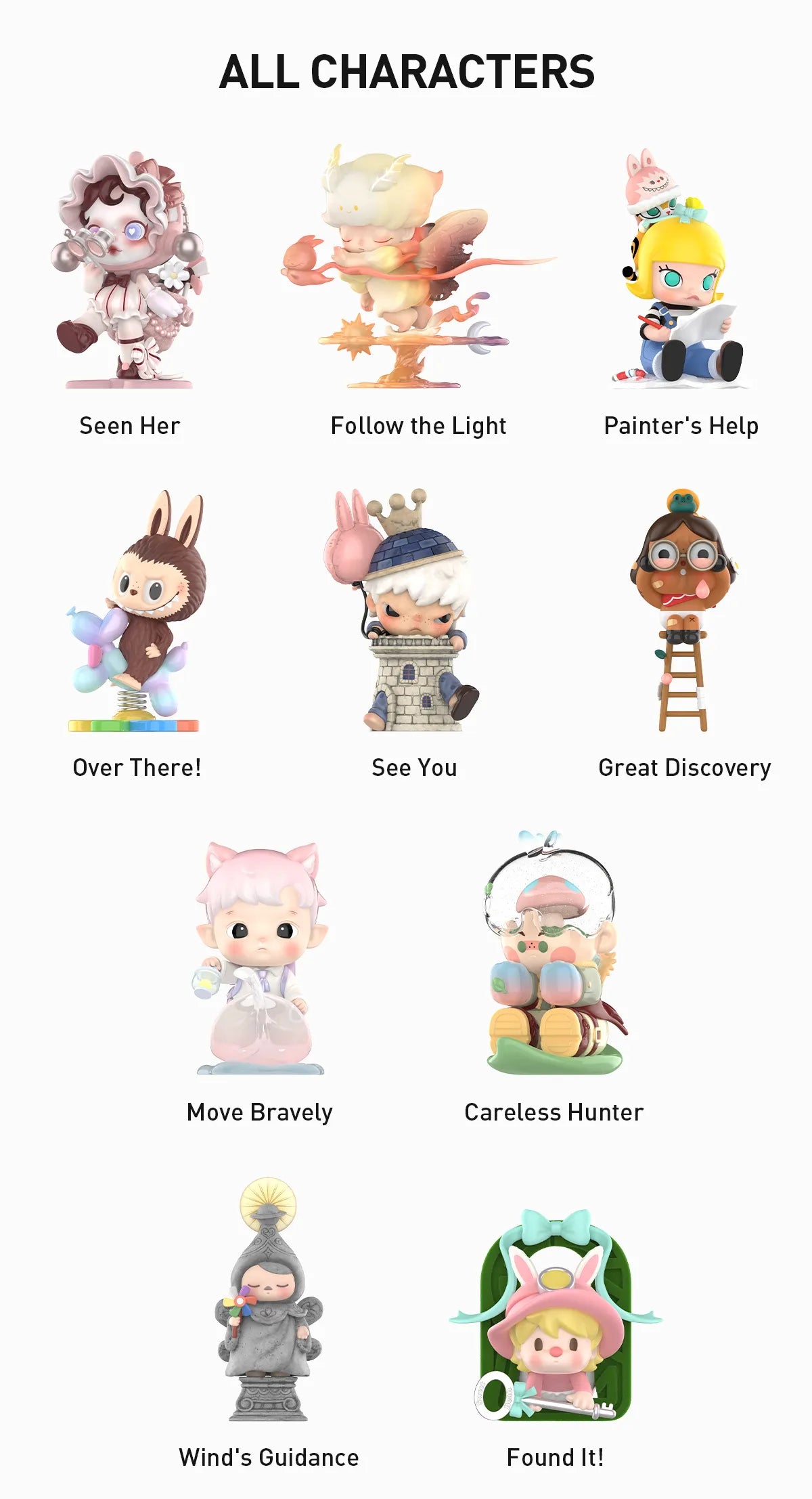 Finding MOKOKO Series Figures Blind Box
