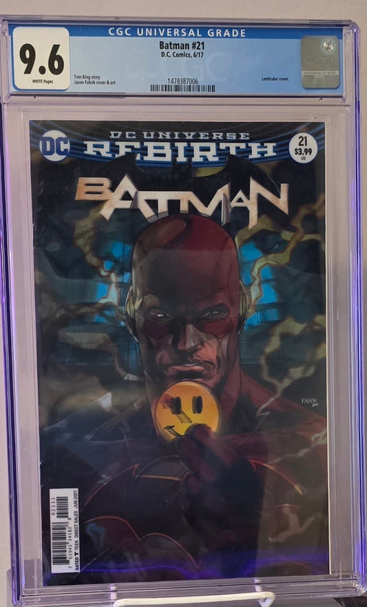 Batman #21 (Standard Lenticular Cover) CGC9.6