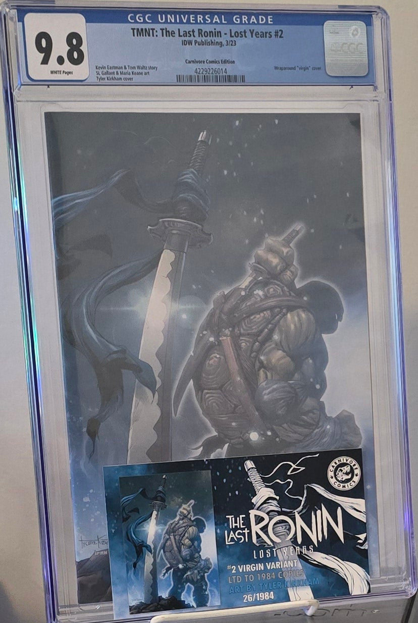 TMNT: The Last Ronin - Lost Years #2 CGC 9.8 Carnivor Comics Edition