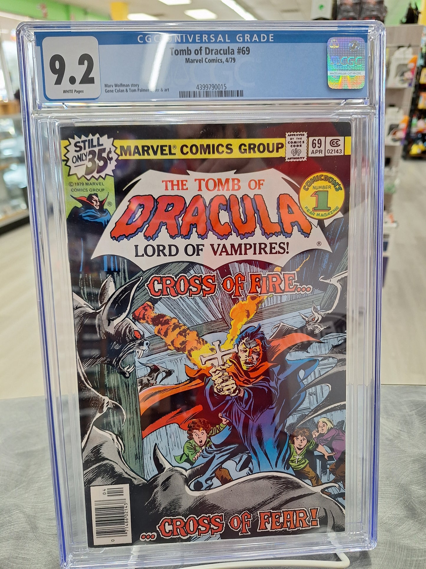 Tomb of Dracula #69 CGC 9.2