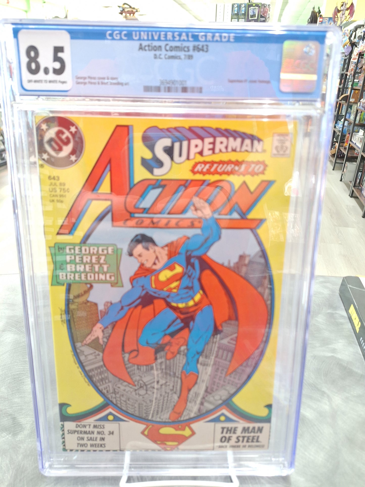 Action Comics #643 CGC 8.5