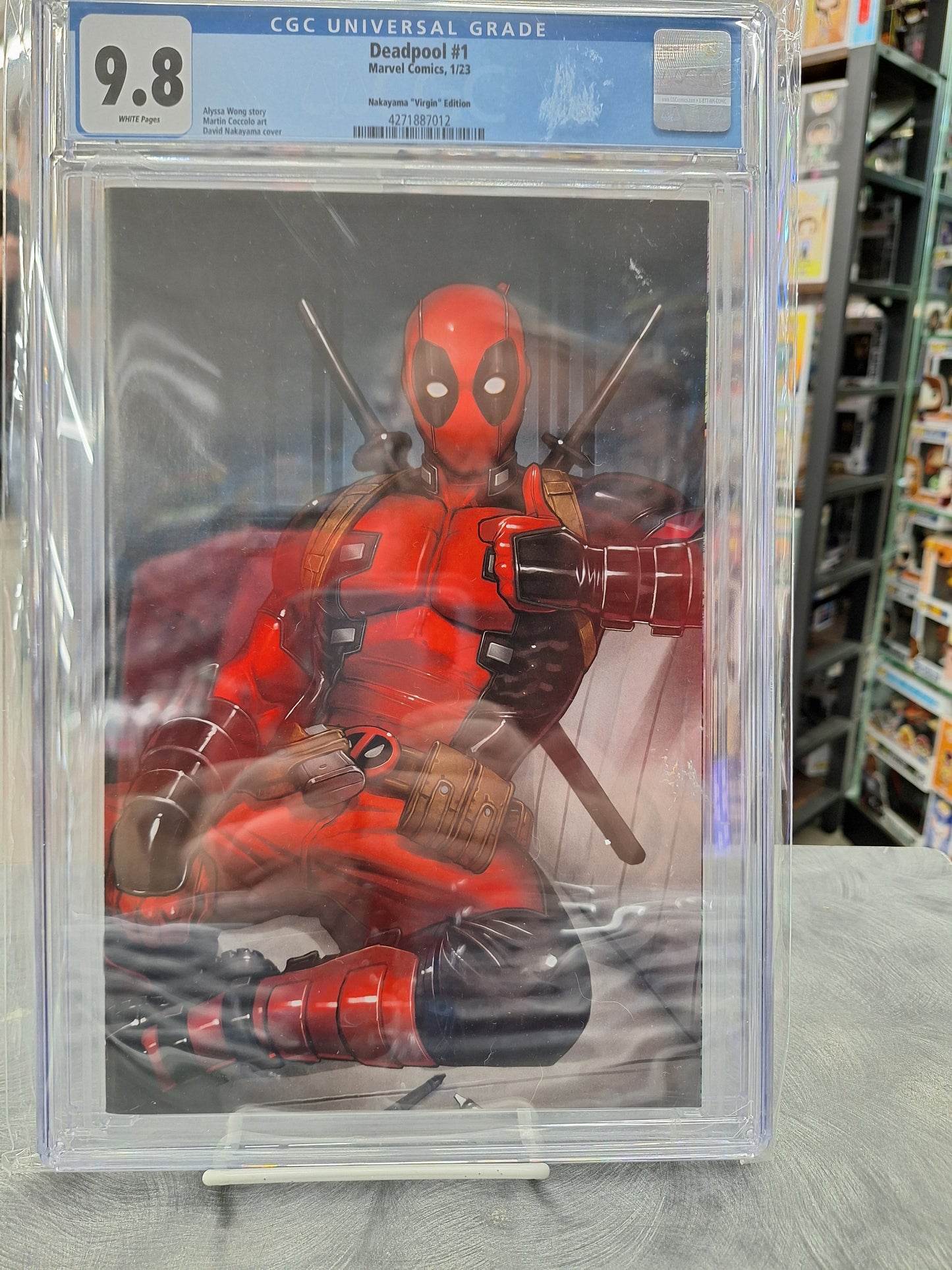 Deadpool #1 CGC 9.8 - Nakayama Virgin Edition