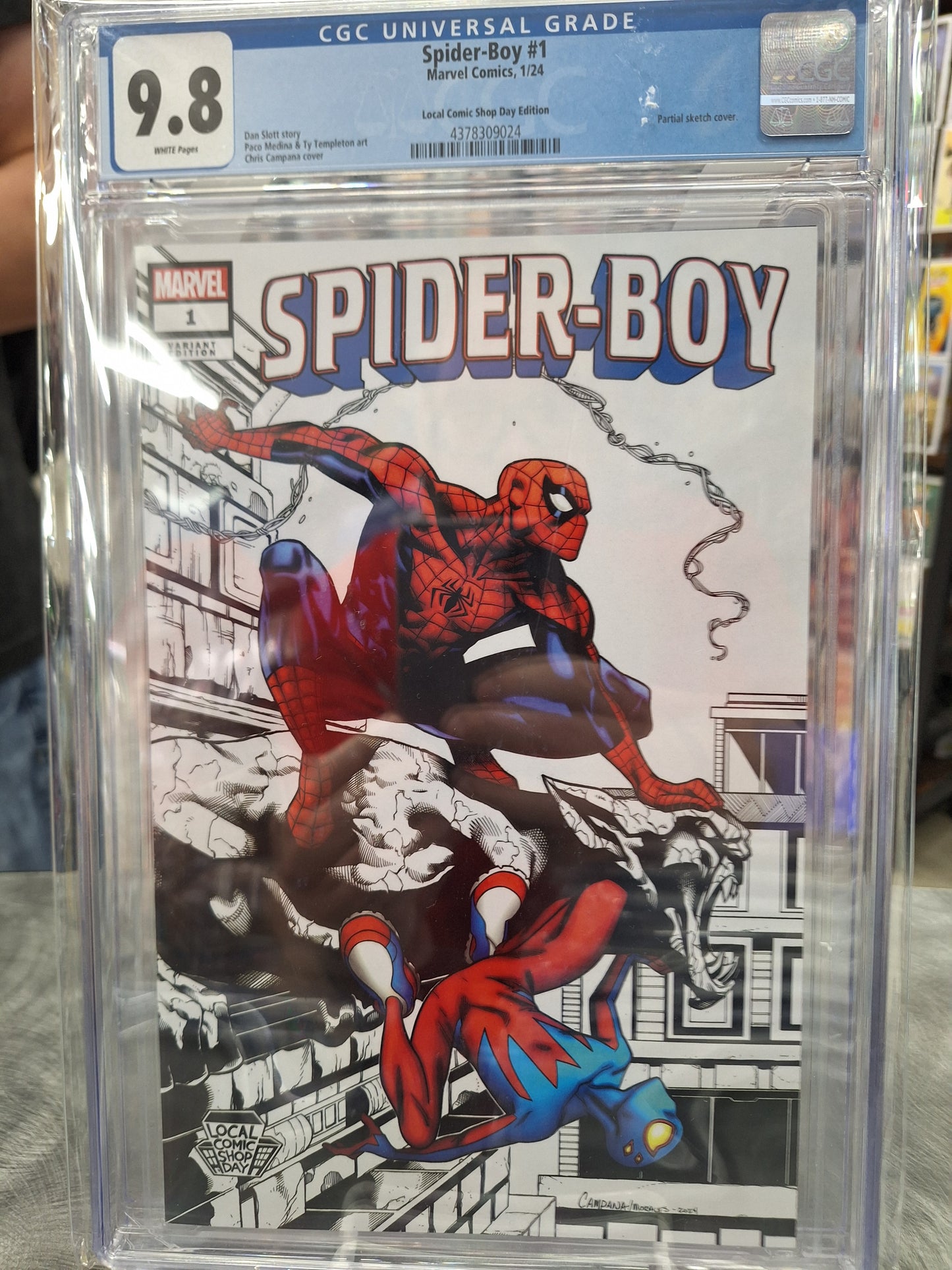 Spider-Boy #1 CGC 9.8 - Local Comic Shop Day Edition