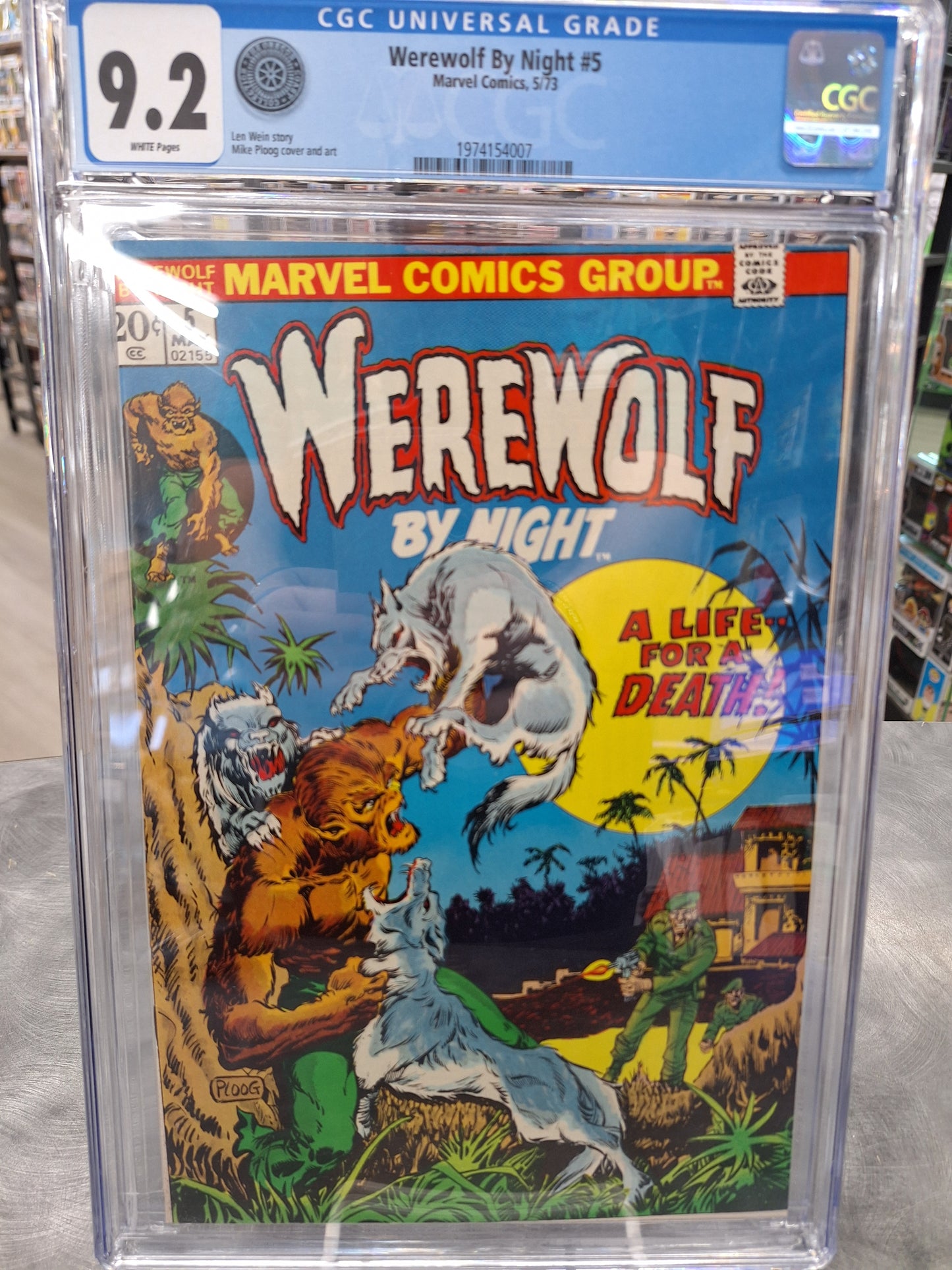 Werewolf By Night #5 CGC 9.2