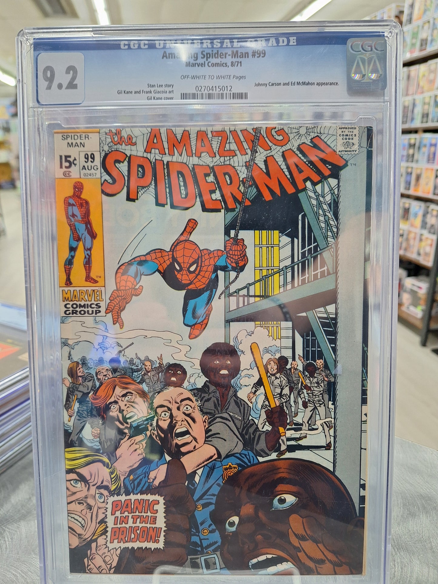 The Amazing Spider-Man #99 - CGC 9.2