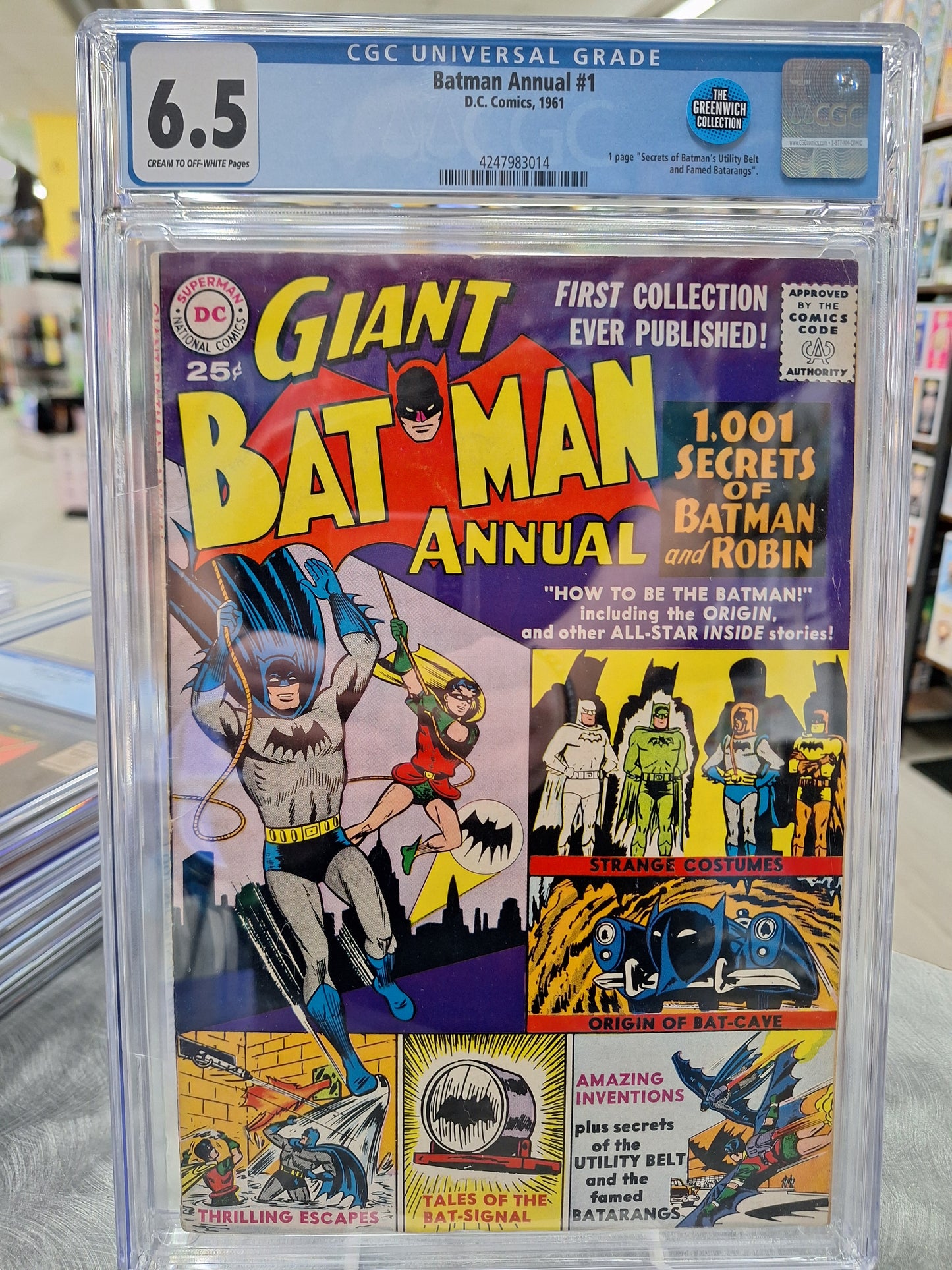 Batman Annual #1 - CGC 6.5