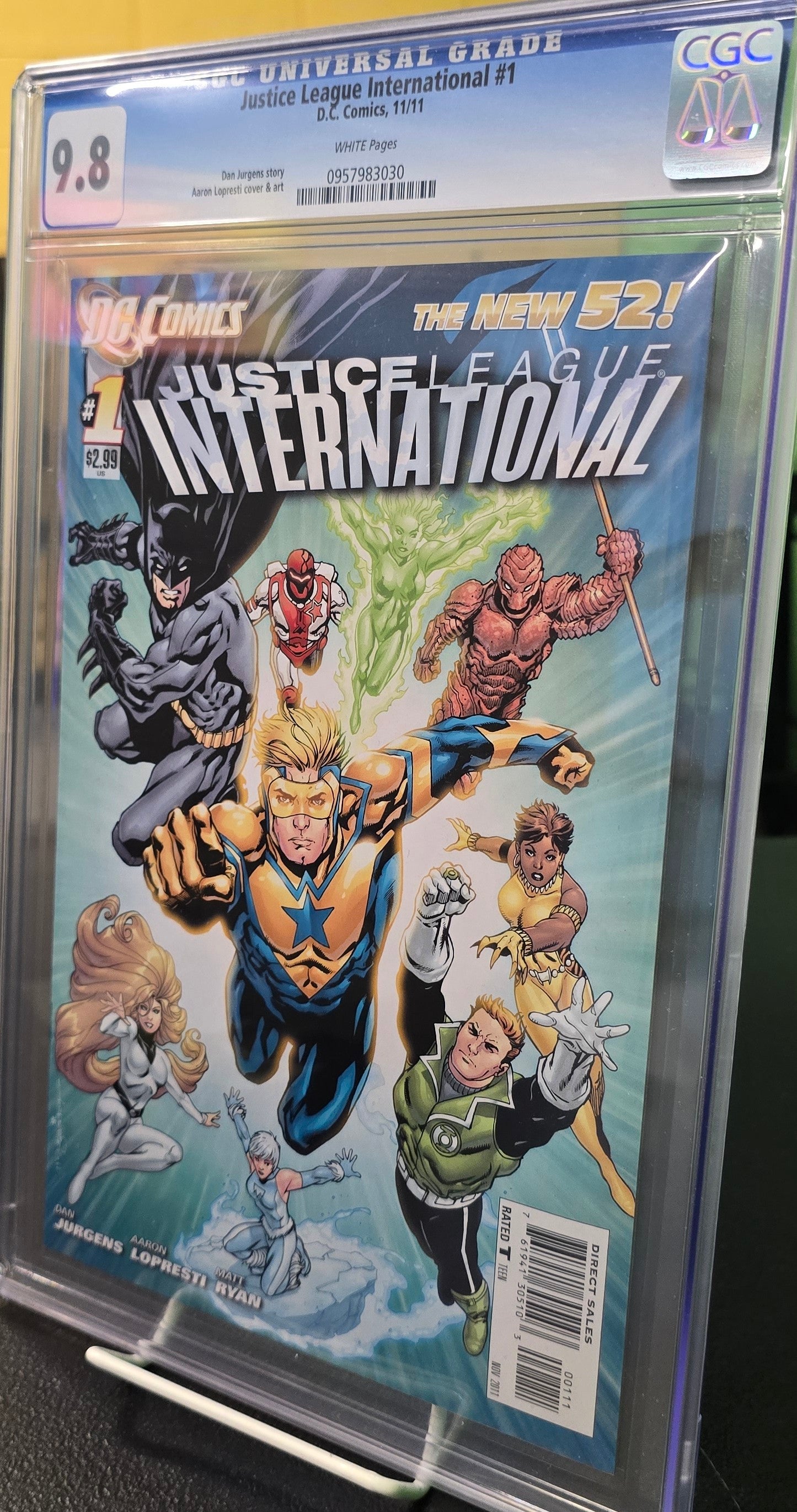 Justice League International #1 CGC 9.8
