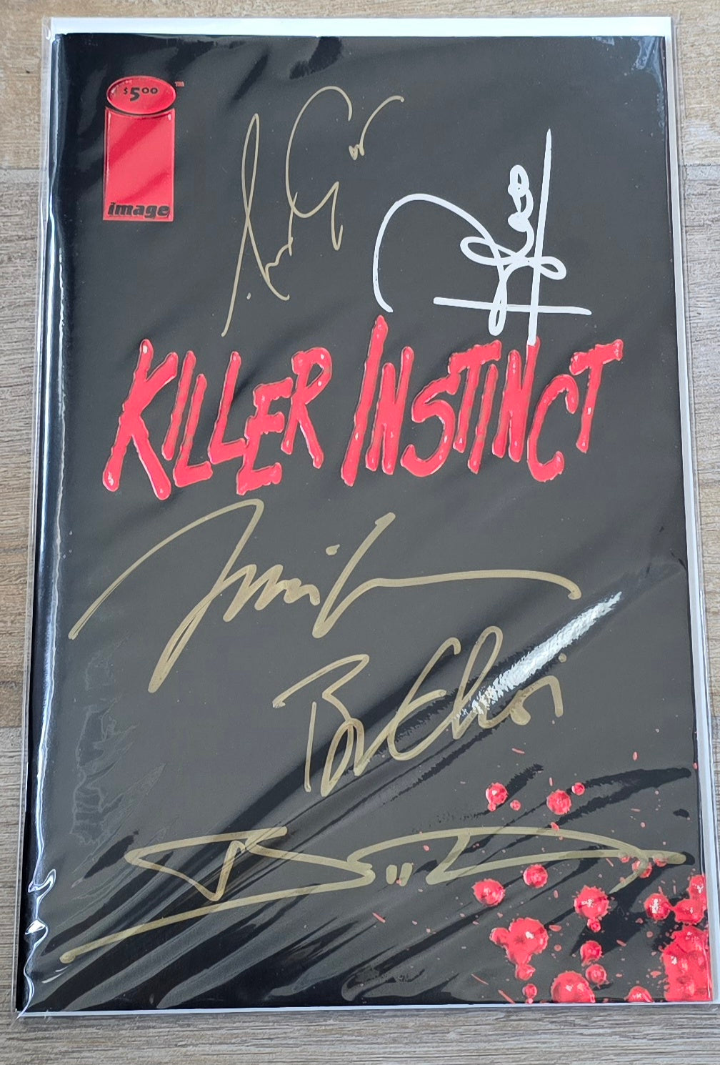 Killer Instinct Tour Book 5 Signatures