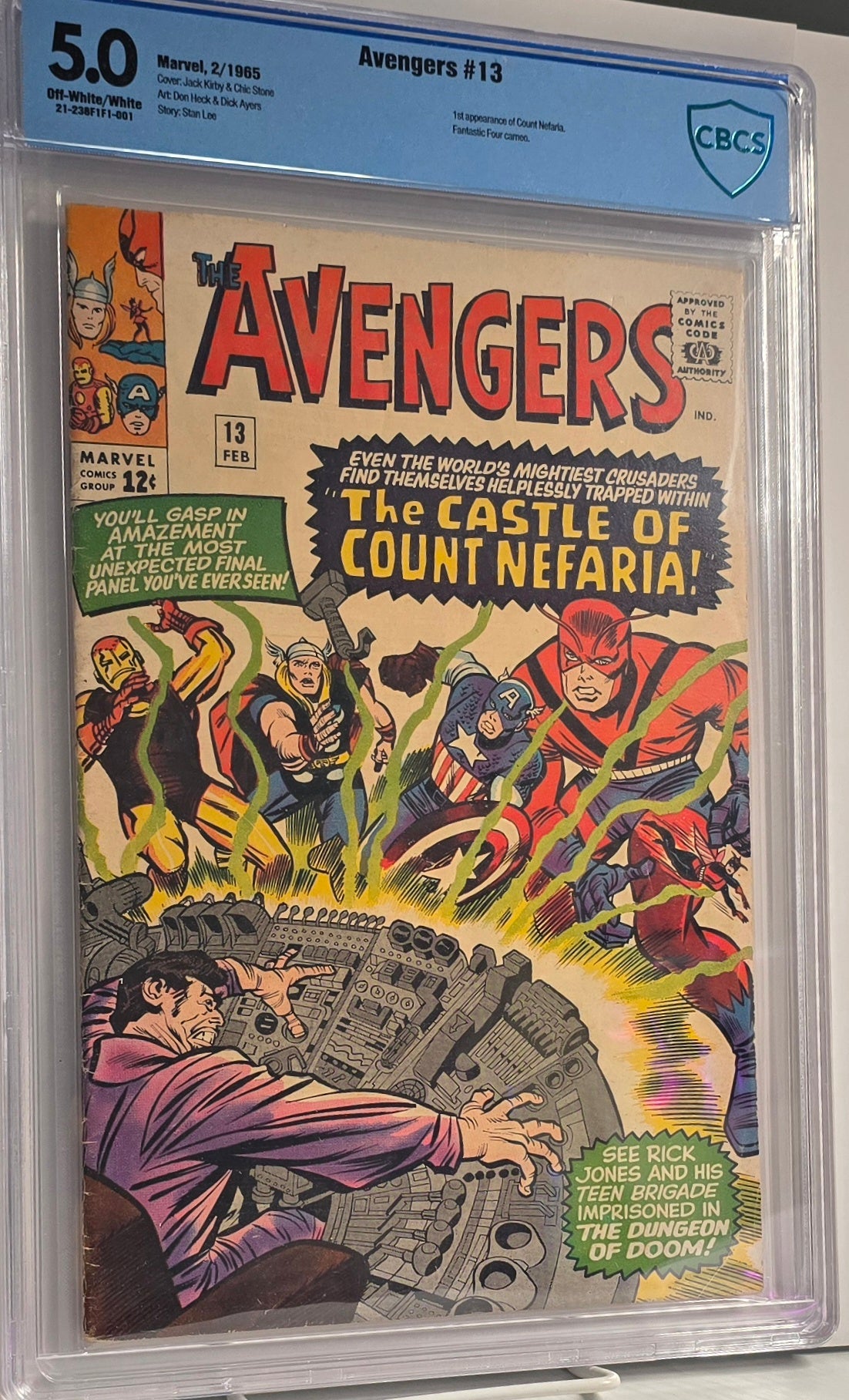 Avengers #13 (1965) CBCS 5.0