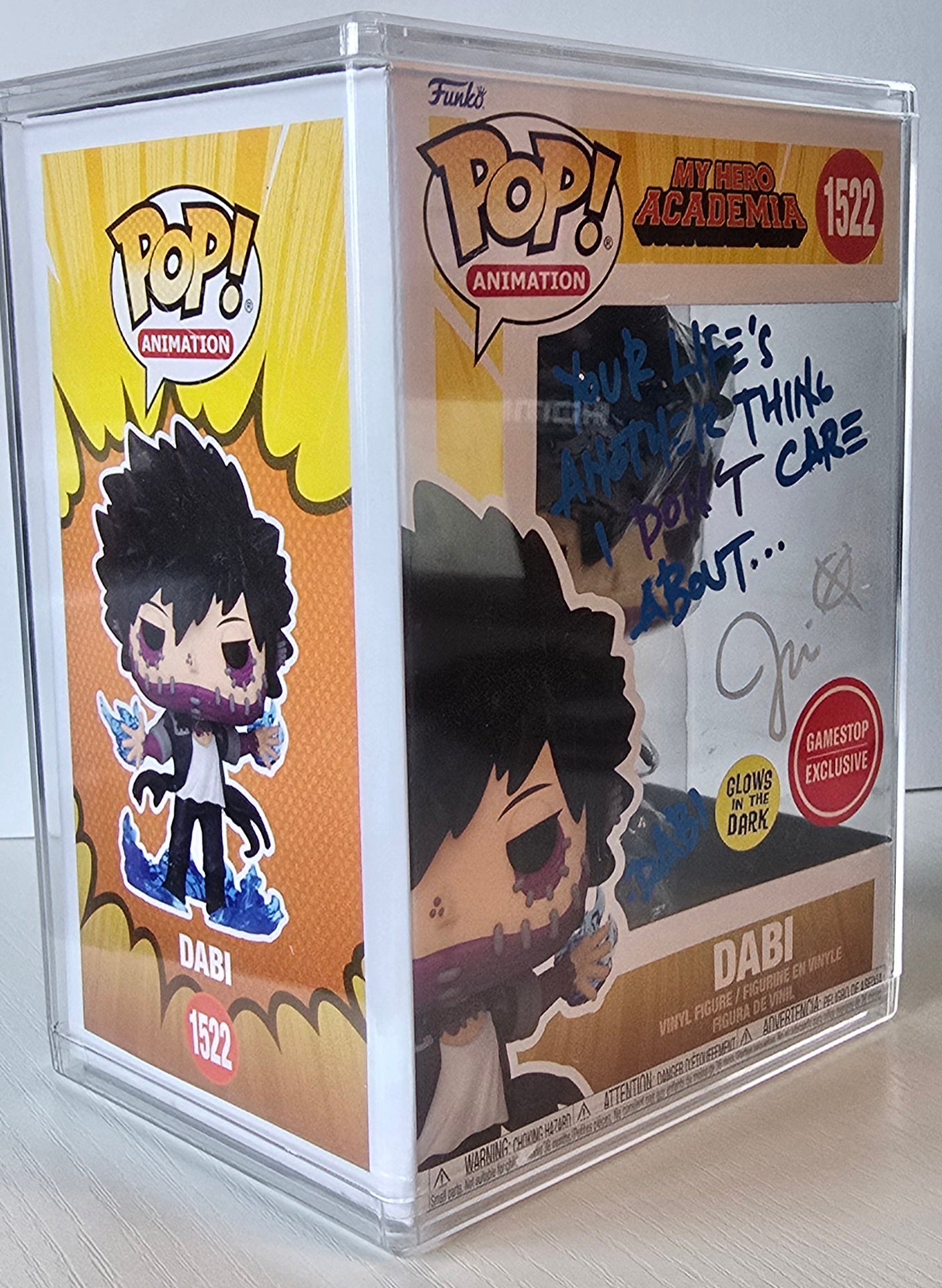 Funko Pop! Animation: MHA - DABI #1522 Signed by Ernesto Jason Liebrecht