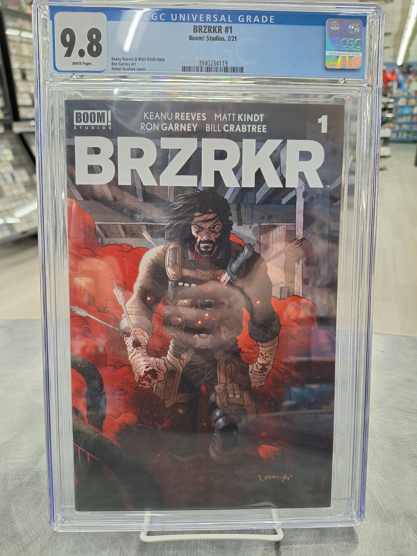 BRZRK #1 Cover A - CGC 9.8