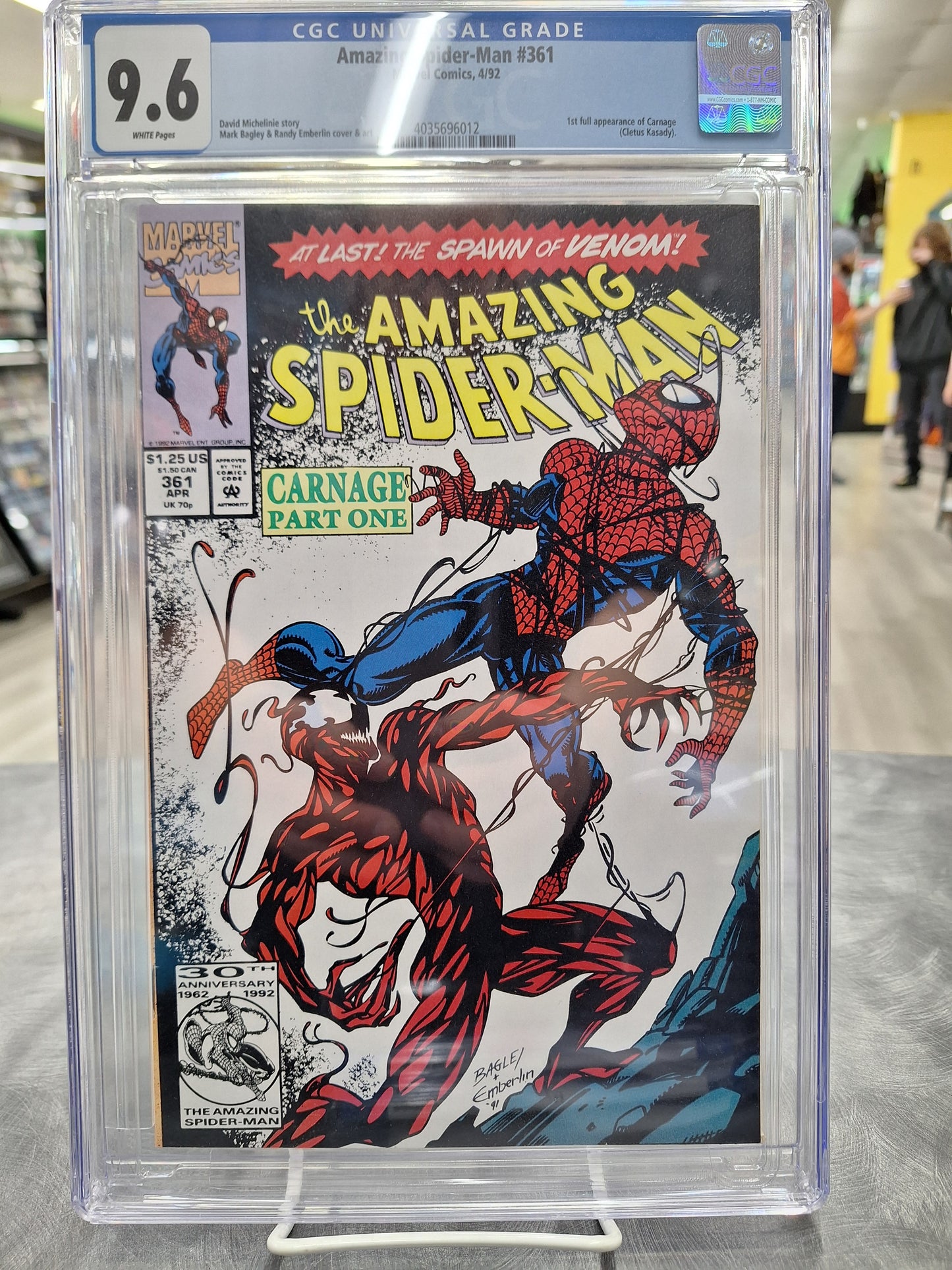 Amazing Spider-Man #361 - 1992 - CGC 9.6