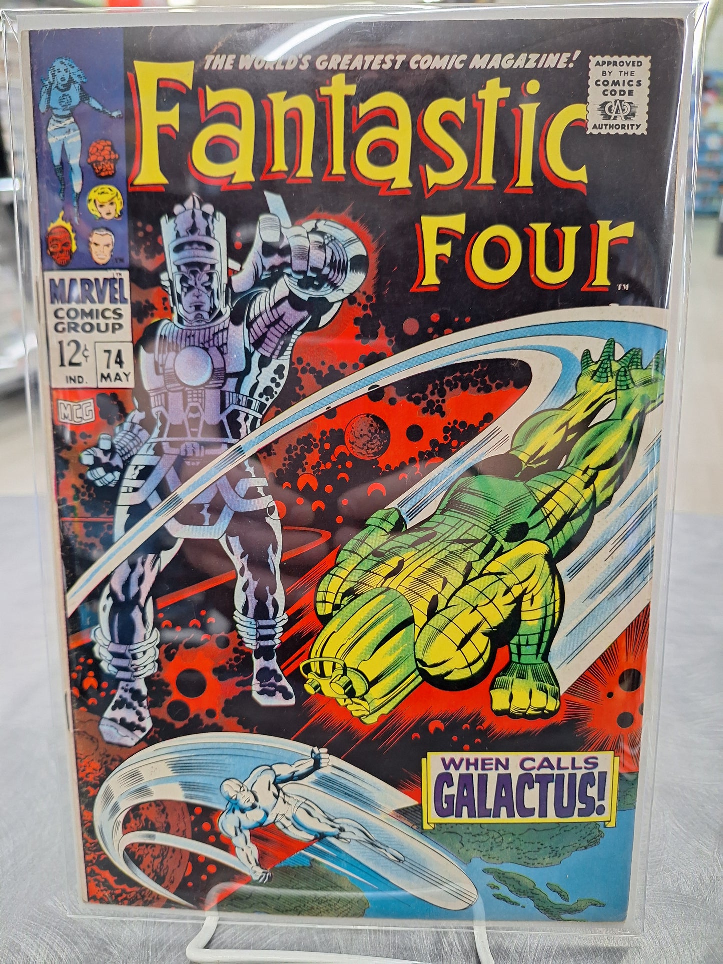Fantastic Four #74 - 1st Cvr Galactus & Silver Surfer
