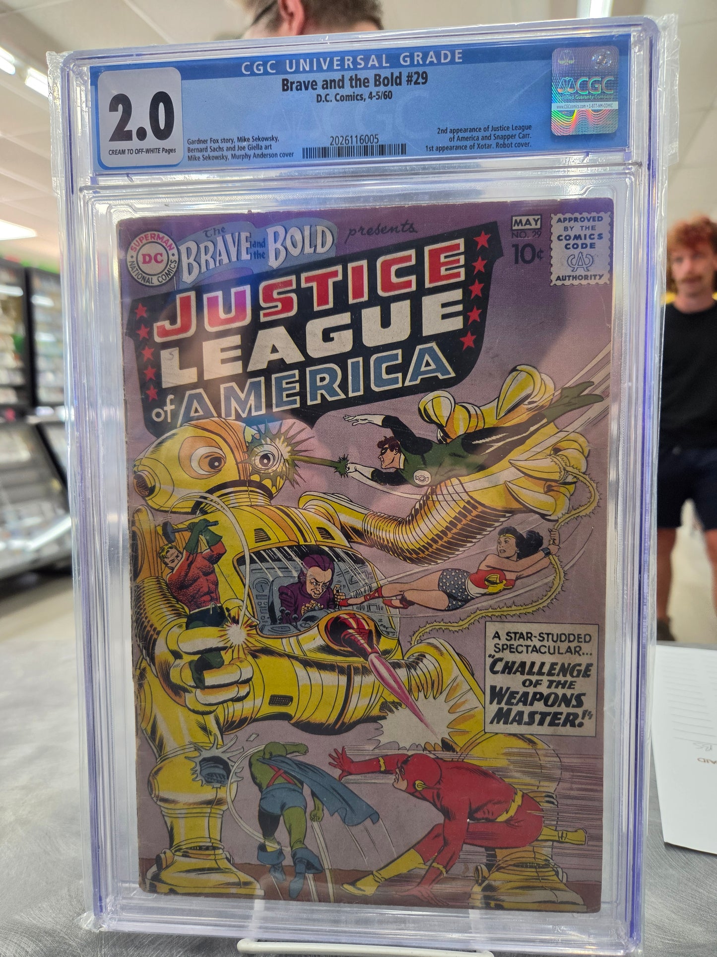 Brave and the Bold #29 - CGC 2.0 - 2nd Appearance Justice League of America