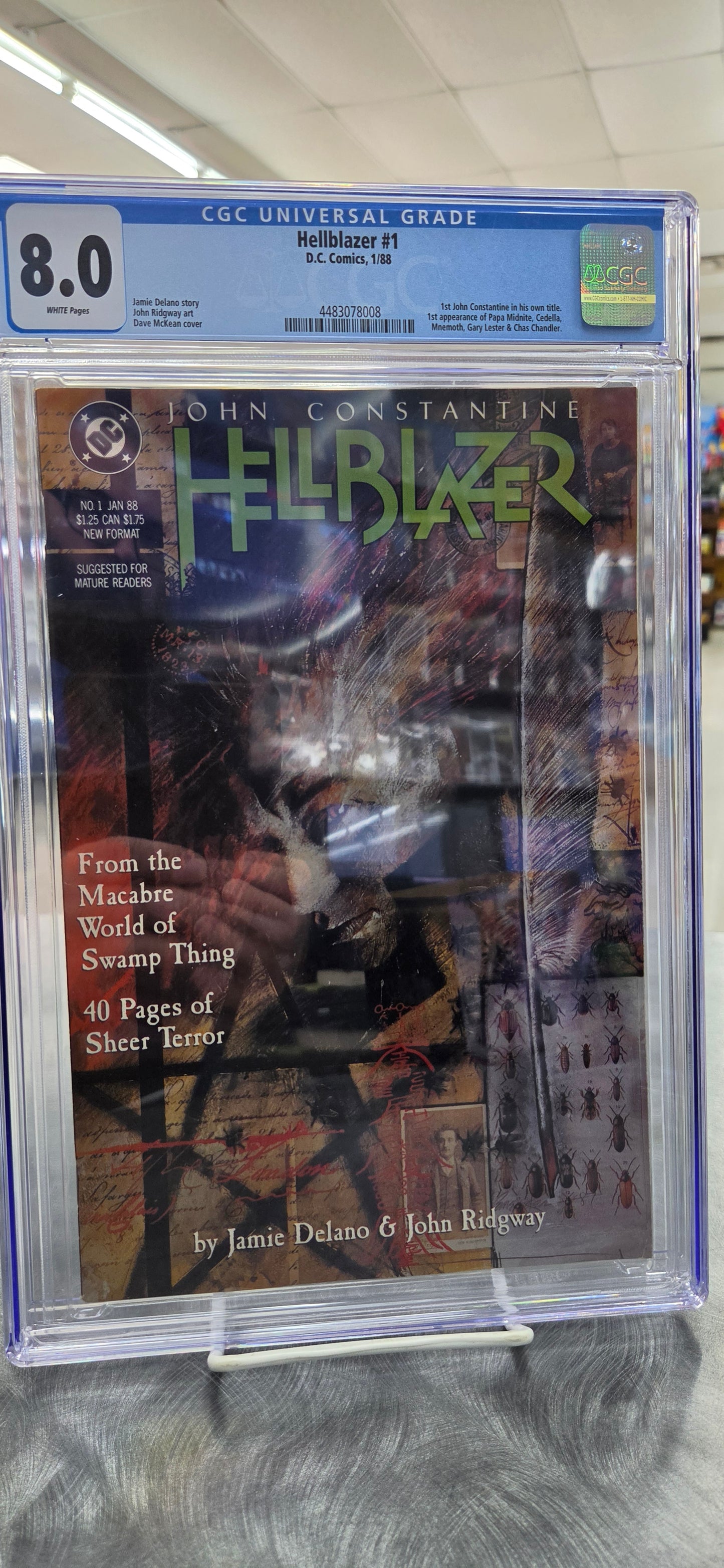 Hellblazer #1 CGC - 8.0