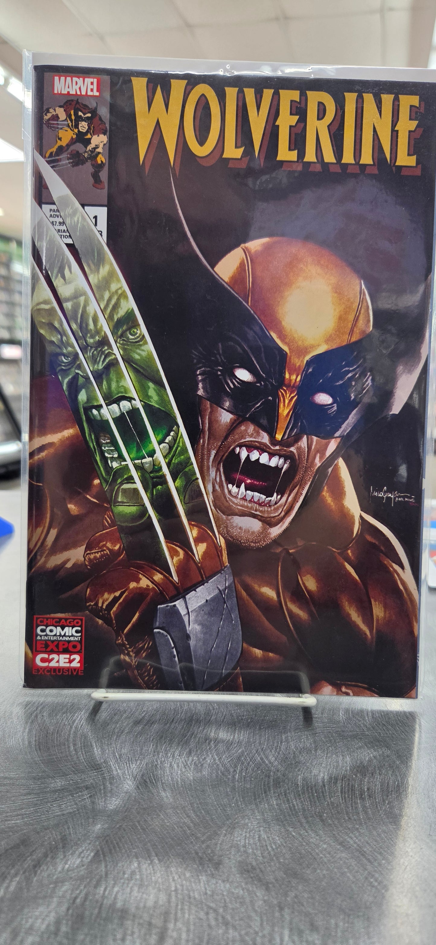 Wolverine #1 - C2E2 Exclusive - Hulk #340 Homage