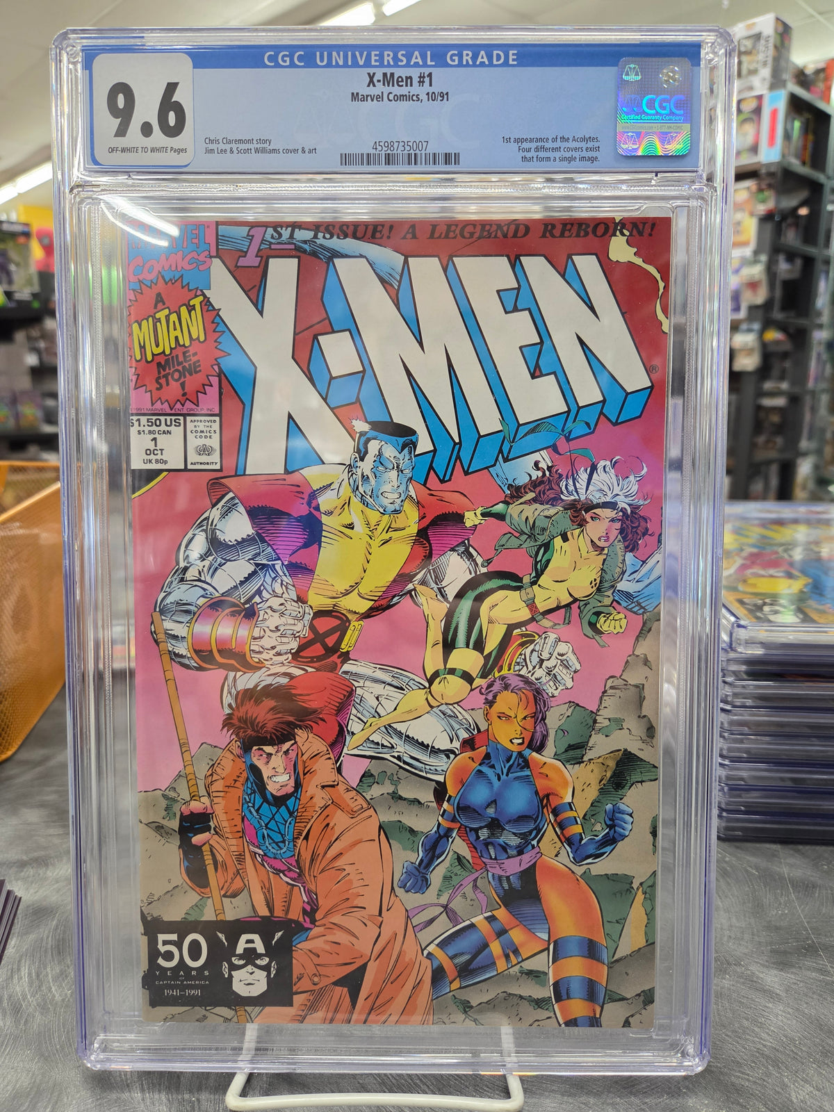 X-Men #1 - CGC 9.6 - Colossus, Rogue, Gambit, Psylocke