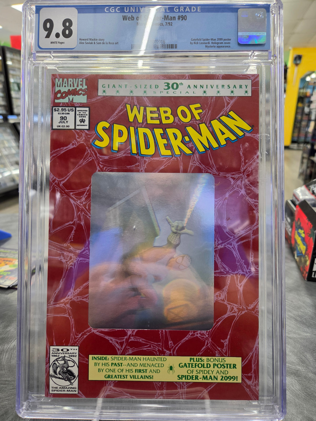 Web of Spider-Man #90 - CGC 9.8