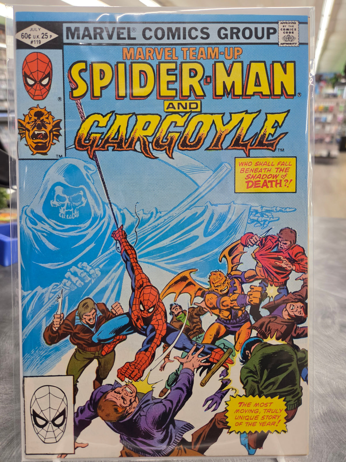 Marvel Team-Up #119 - Signed Kerry Gammill on 1st Page