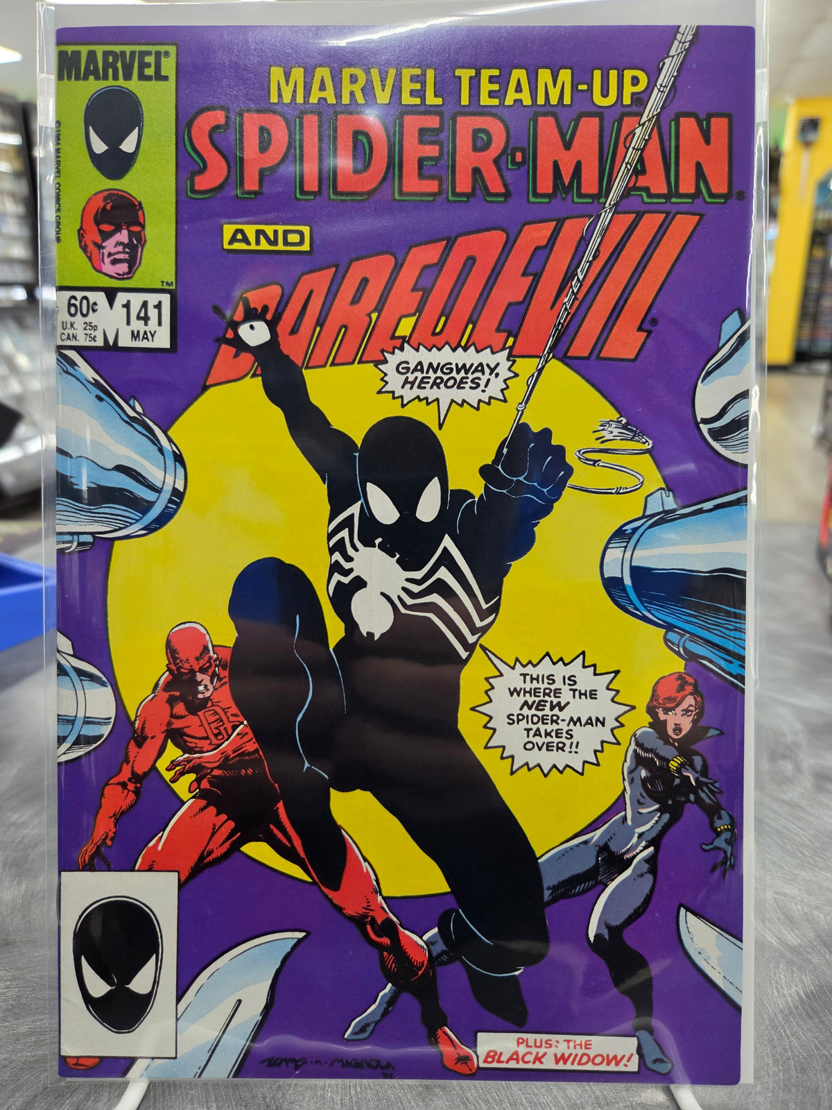 Marvel Team-Up #141 - 2nd App of Black Costume