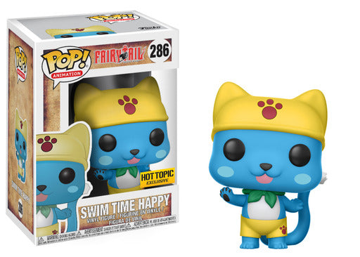 Funko Pop! Animation: Fairy Tail: Swim Time Happy #286 - Hot Topic Exclusive