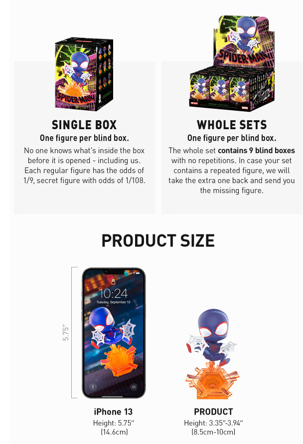 Marvel Spider-Man Across the Spider-Verse Series Figures - Blind Box