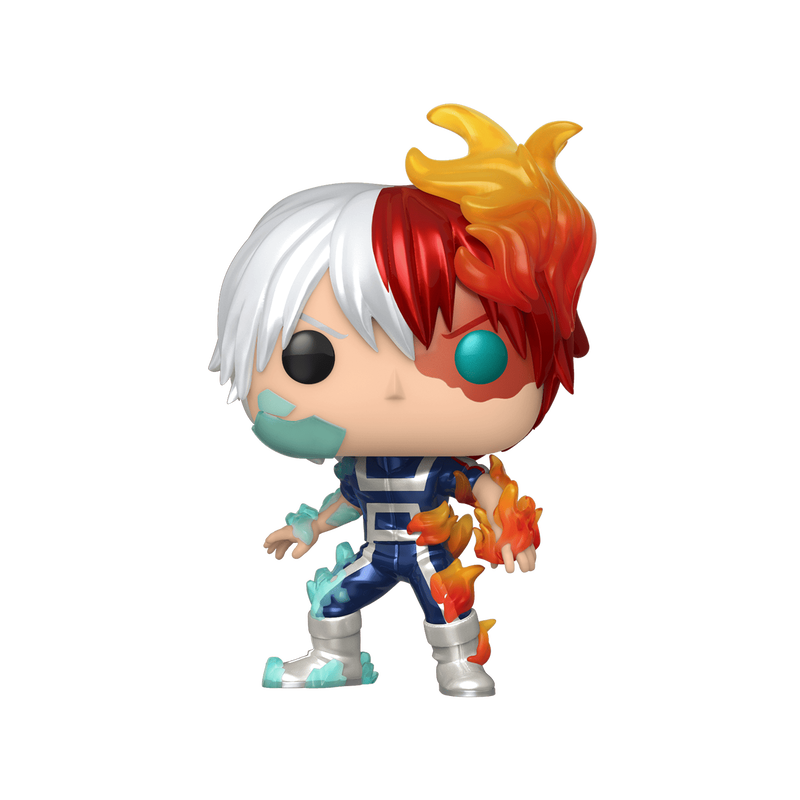 Funko Pop! Animation: My Hero Academia - Todoroki (Metallic) #372 Box Warehouse Exclusive