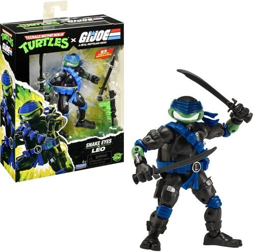 Teenage Mutant Ninja Turtles x G.I. Joe - Snake Eyes x Leo Action Figure (TMNT)