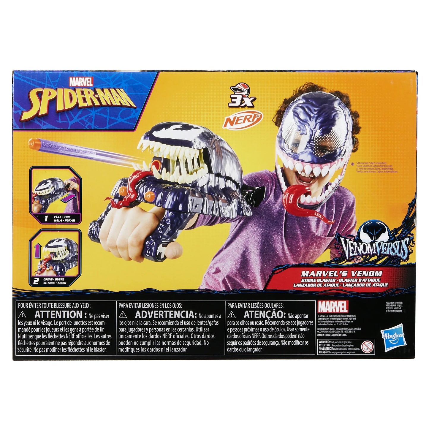 Marvel Spider-Man VenomVersus Marvel's Venom Strike Blaster