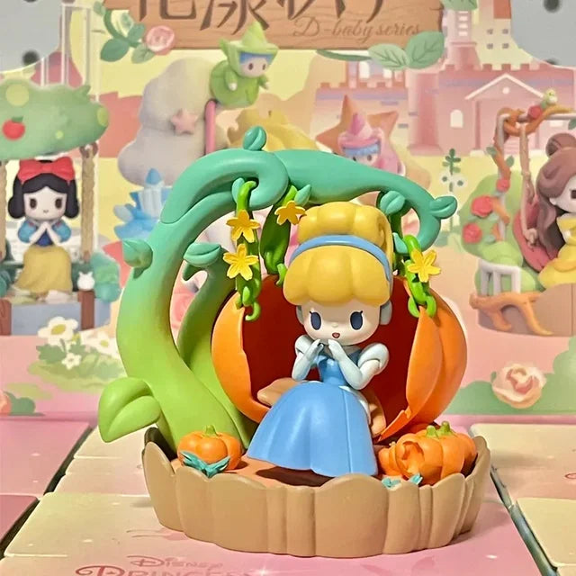 Disney Princess Sweetheart Flower Swing Series Cute Kawaii Princess Anime Figures X Model Kawaii Model Doll Ornaments Gi