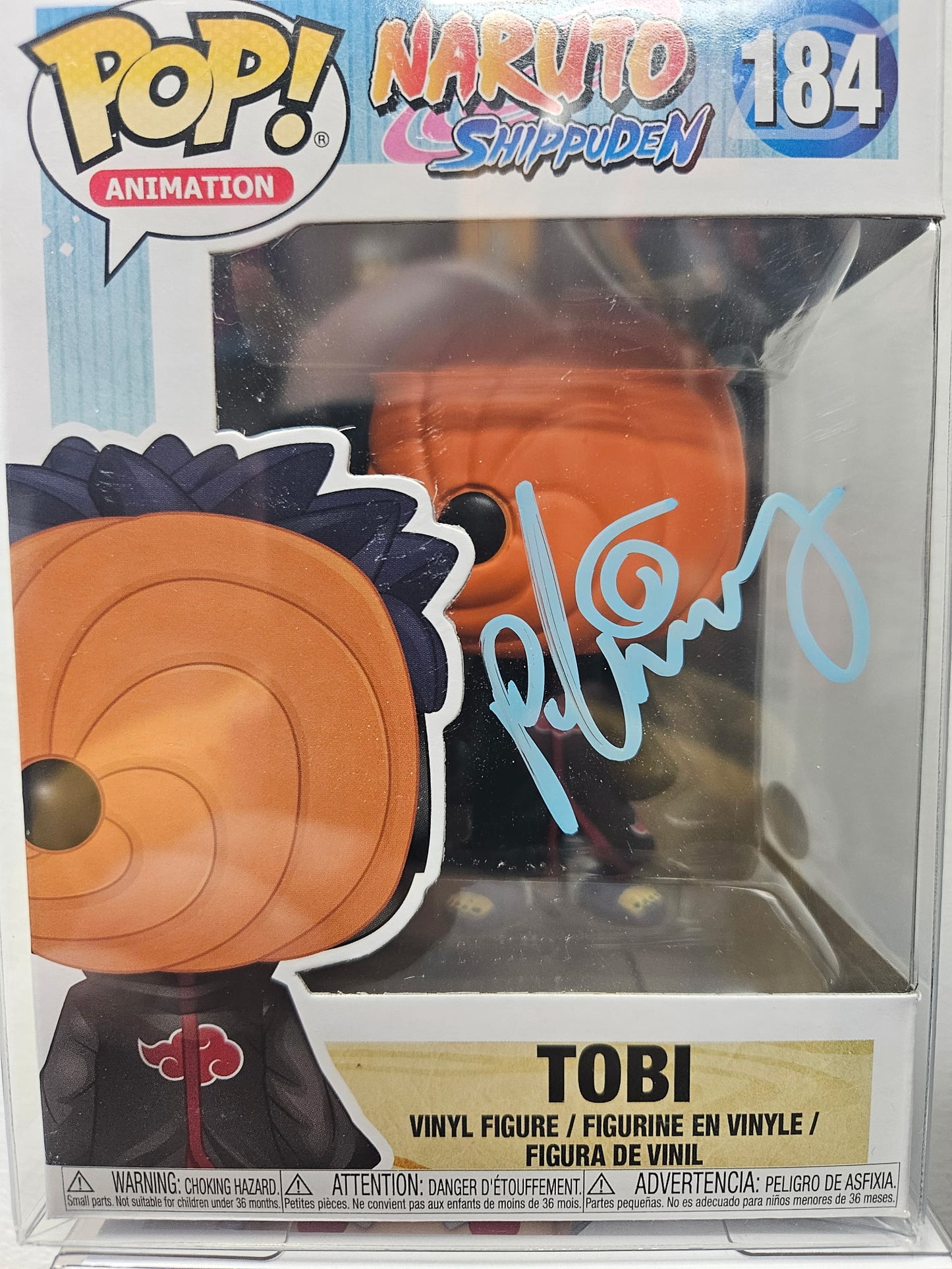 Pop! Naruto Shippuden #184 Tobi Signed by Michael Yurchak