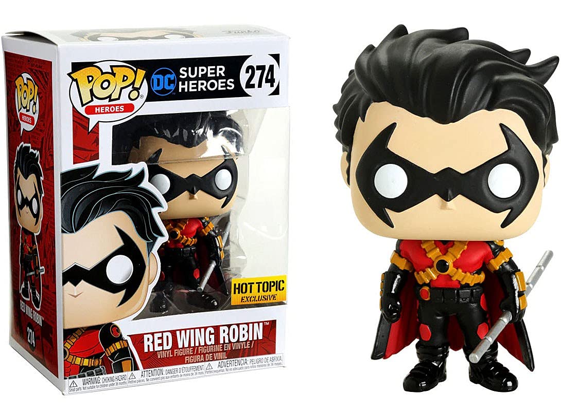 Funko Pop! Heroes: Super Heroes: Red Wing Robin #274 Hot Topic Exclusive