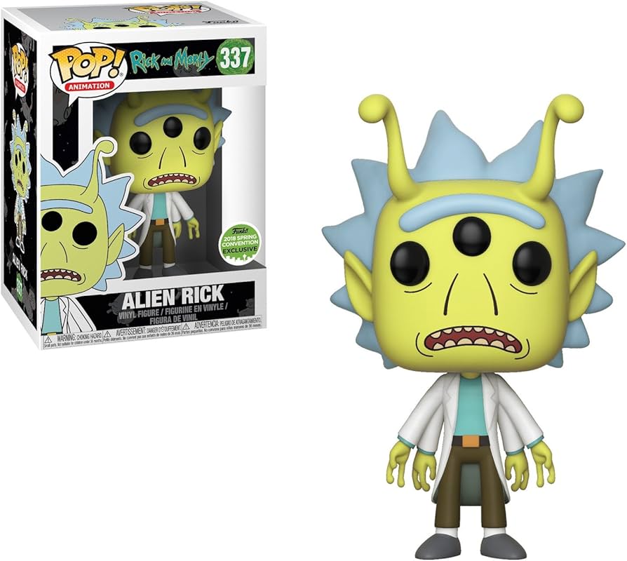 Funko Pop! Animation: Rick and Morty - Alien Rick #337 2018 Spring Convention Exclusive