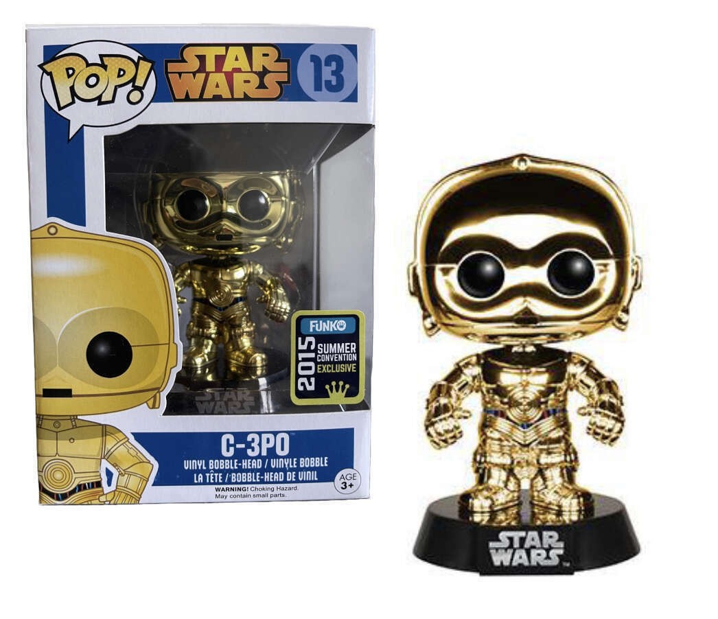 Funko POP! Star Wars C-3PO #13 Gold 2015 Summer Convention Exclusive