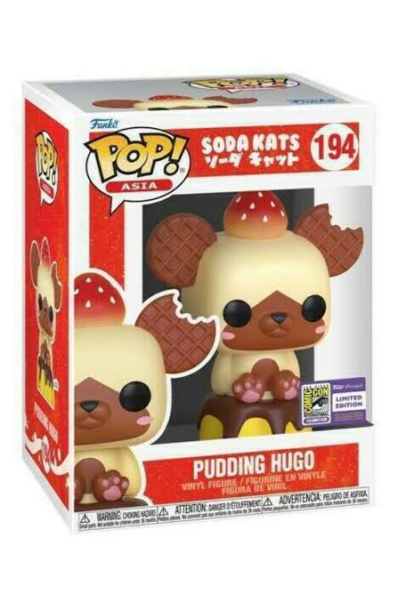 Funko Pop! Asia: Soda Kats: Pudding Hugo #194 - Comic Con LTD