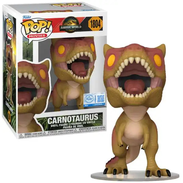 Funko Pop! Jurassic Park World Rebirth Carnotaurus - Special Edition 1804