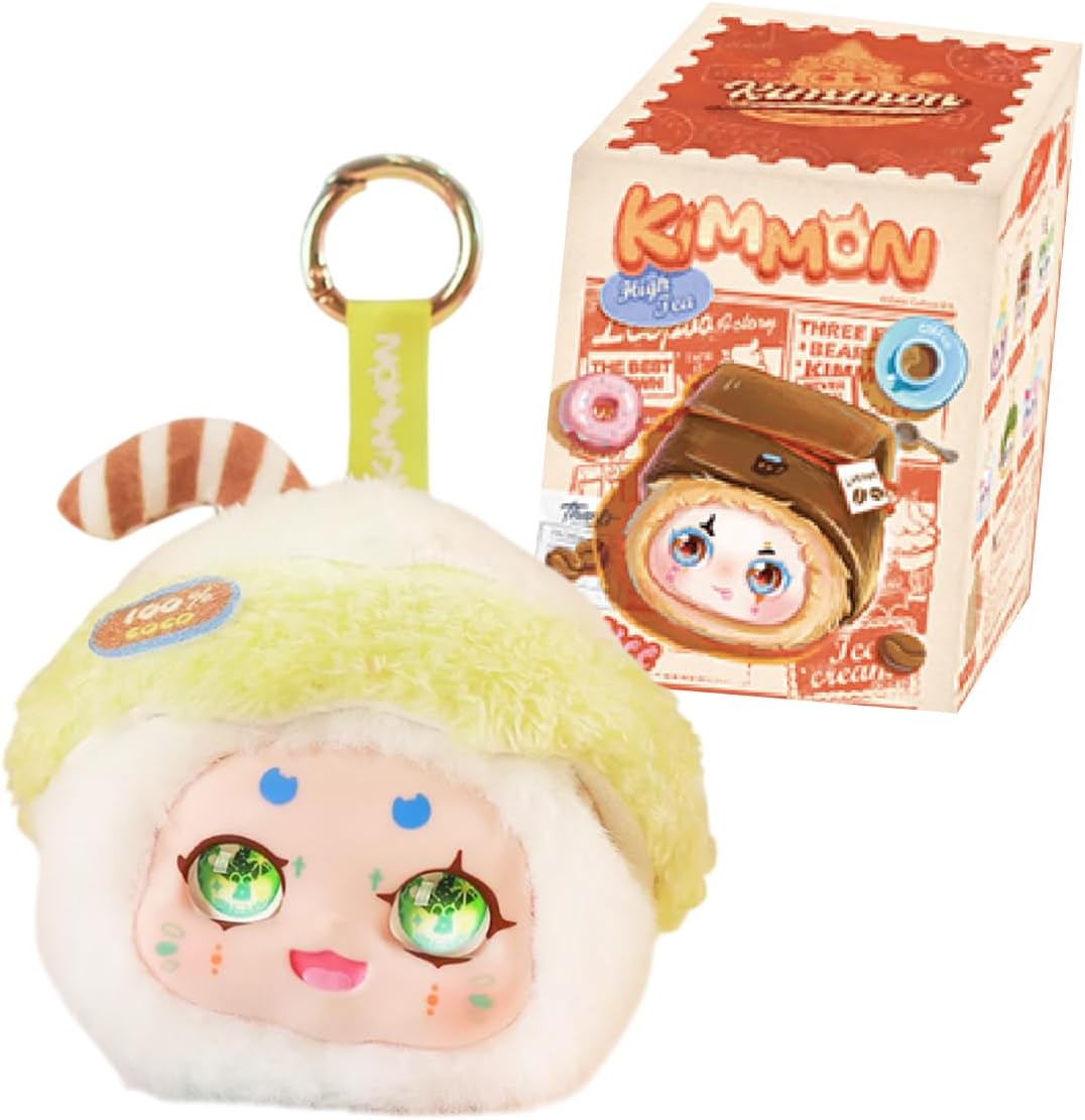 CALEMBOU Plush Blind Box, Kawaii Kimmon High Tea Series Stuffed Blind Box Keychain