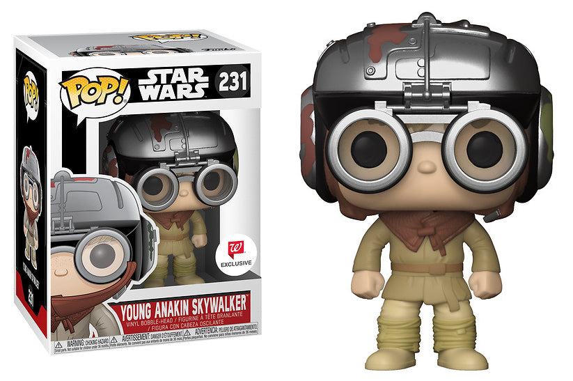 Pop! Young Anakin Skywalker #231 - Star Wars - Walgreens Exclusive