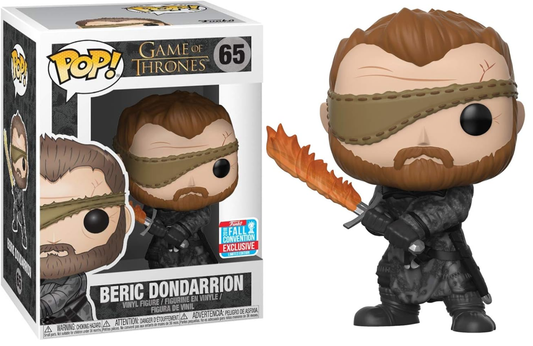 Funko Pop! Vinyl: Beric Dondarrion #65 Game of Thrones 2018 Fall Convention Exclusive