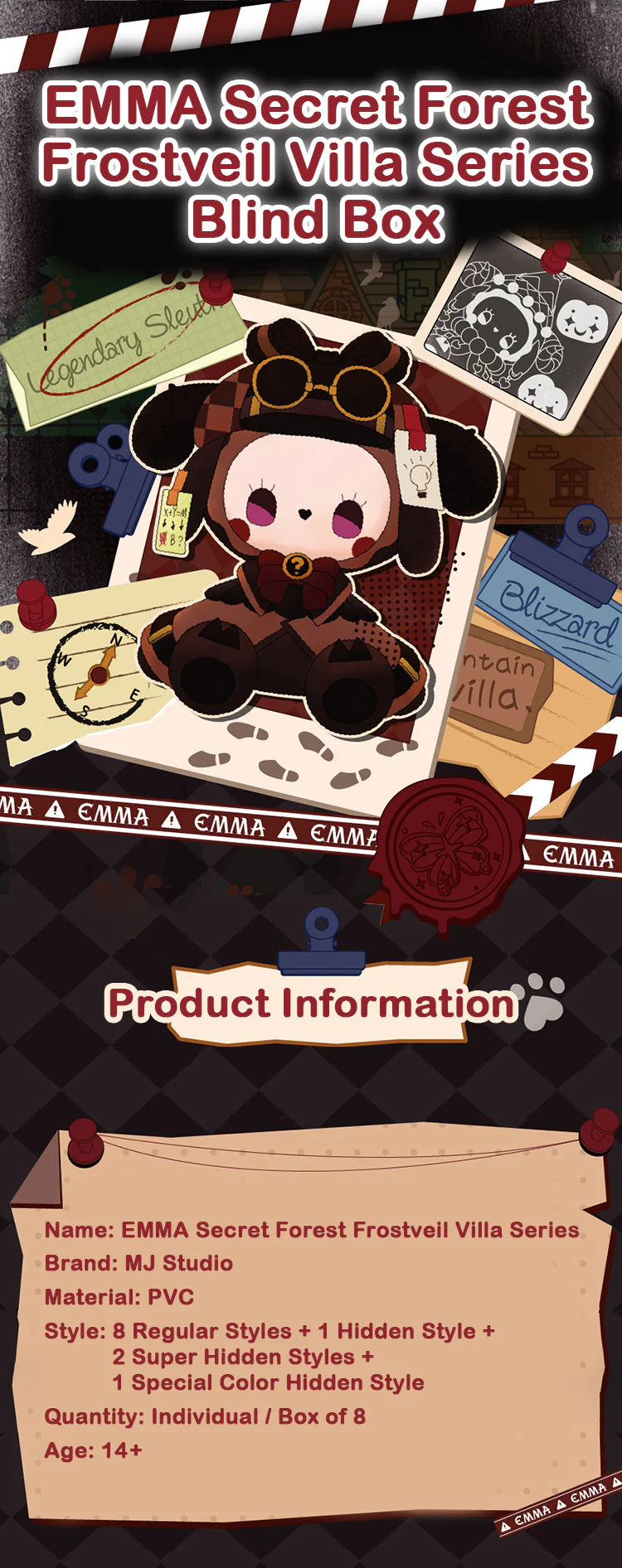 EMMA Secret Forest Frostveil Villa Series Blind Box