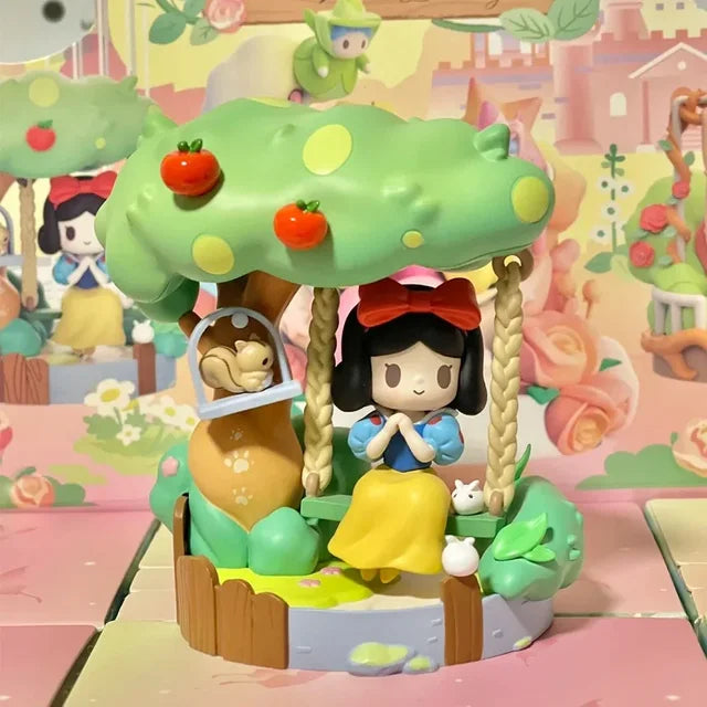 Disney Princess Sweetheart Flower Swing Series Cute Kawaii Princess Anime Figures X Model Kawaii Model Doll Ornaments Gi