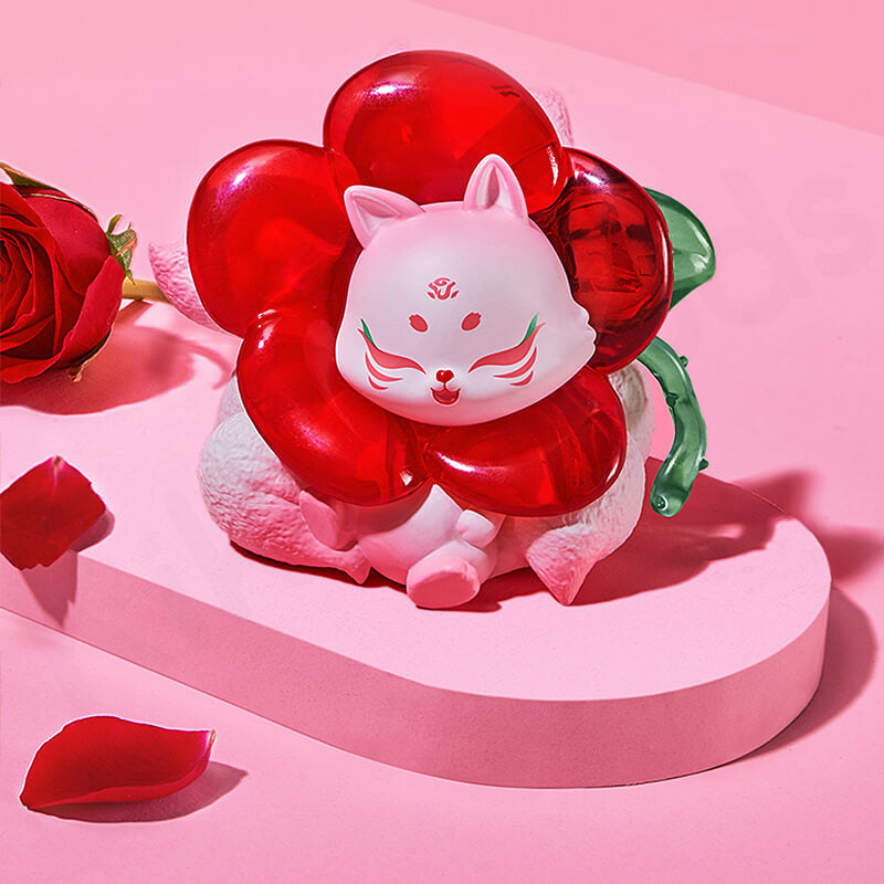 Ancient Nine Tail Fox Rose Fairy Series Blind Box