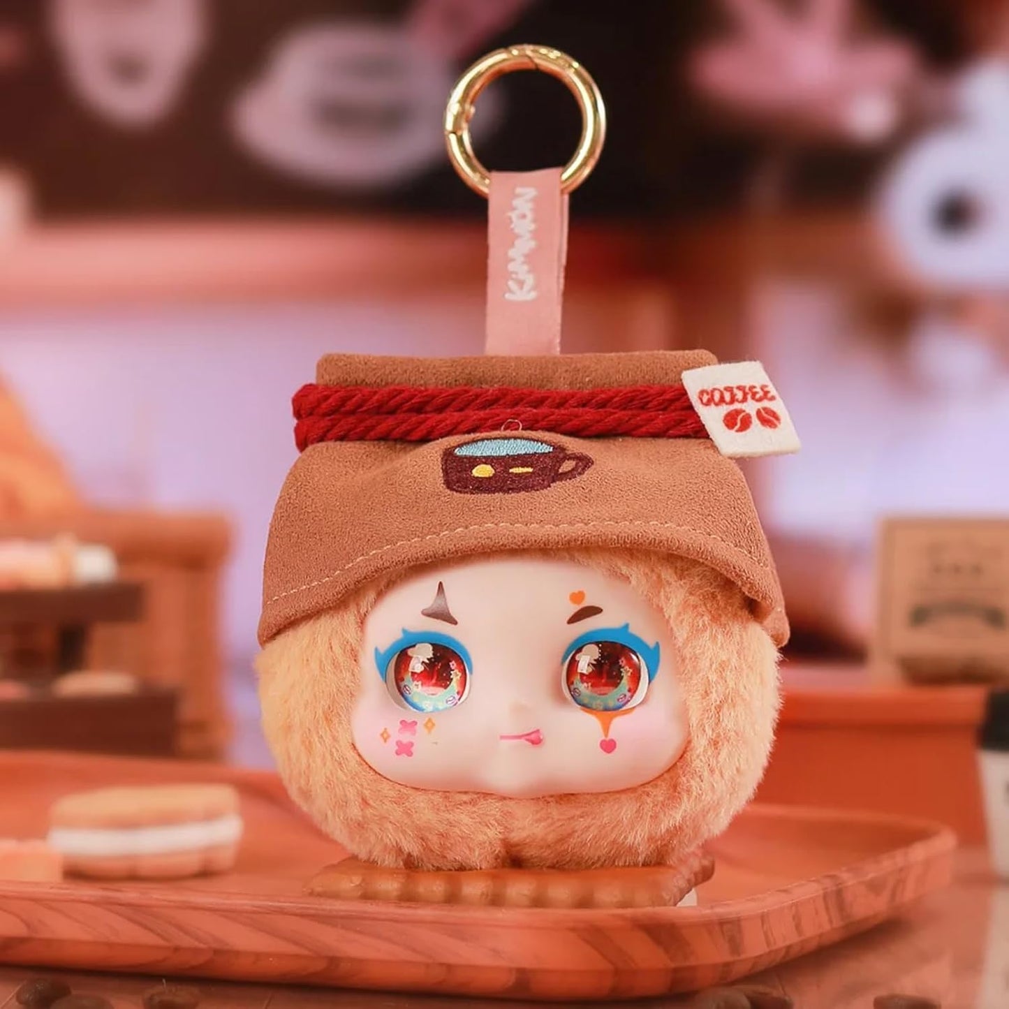 CALEMBOU Plush Blind Box, Kawaii Kimmon High Tea Series Stuffed Blind Box Keychain