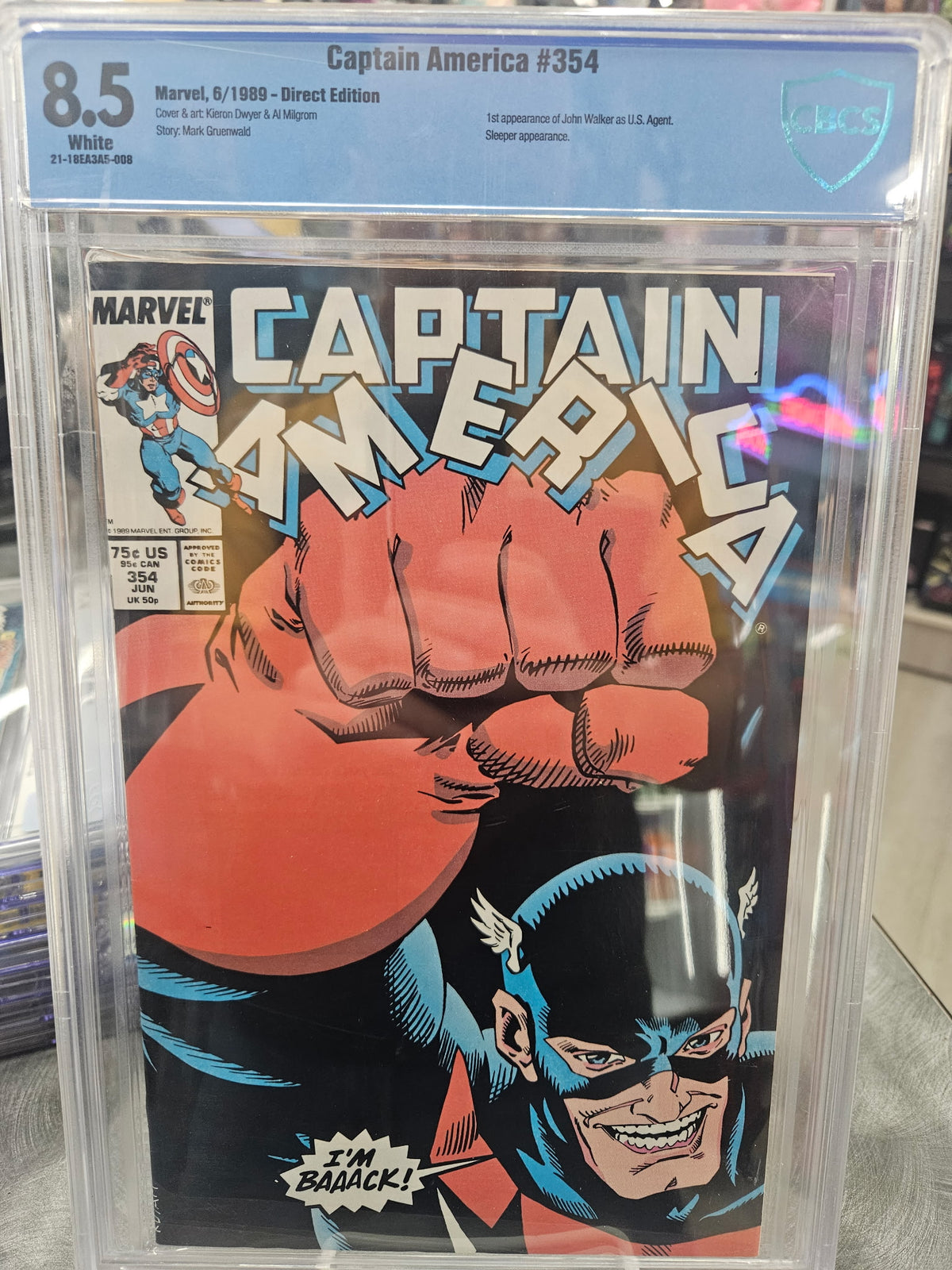 CBCS 8.5 Captain America #354