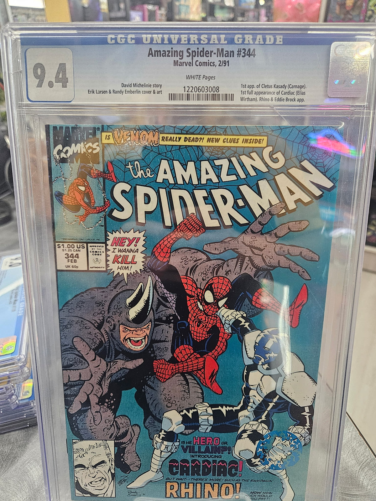 CGC 9.4 Amazing Spider-Man #344